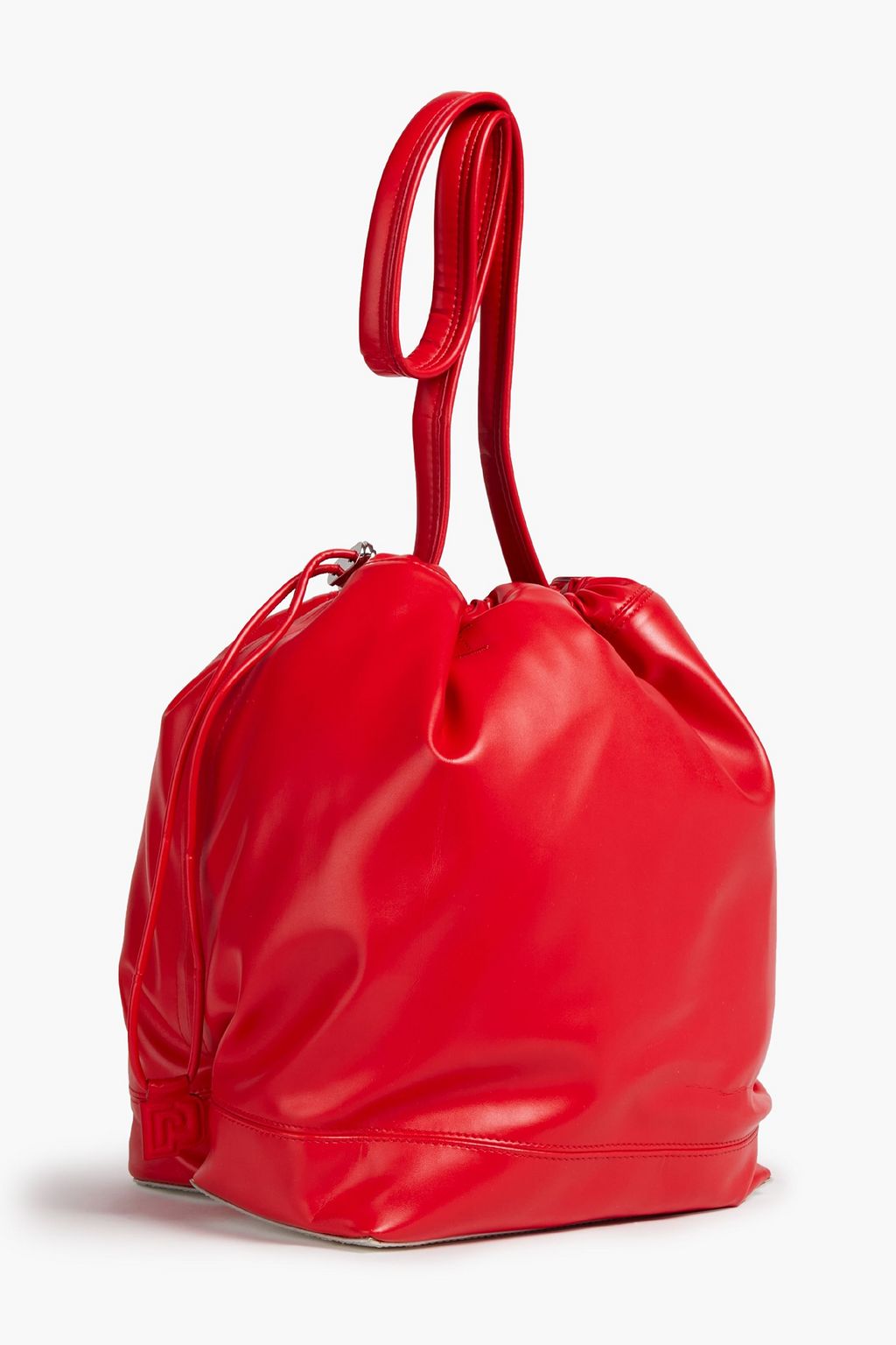 RABANNE Faux leather bucket bag