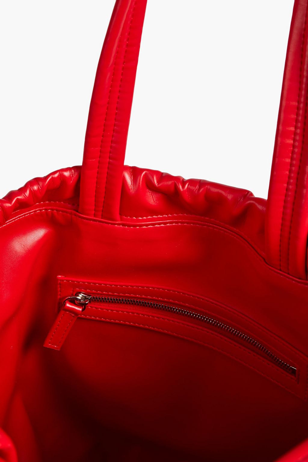 RABANNE Faux leather bucket bag