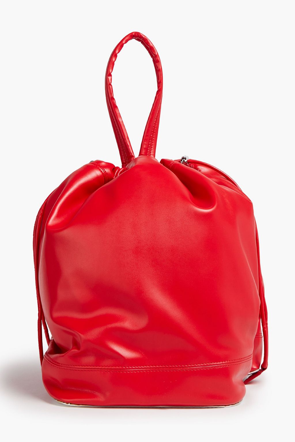 RABANNE Faux leather bucket bag