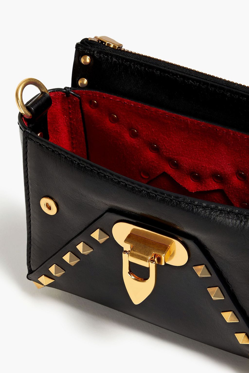 VALENTINO GARAVANI Rockstud Schultertasche aus Leder