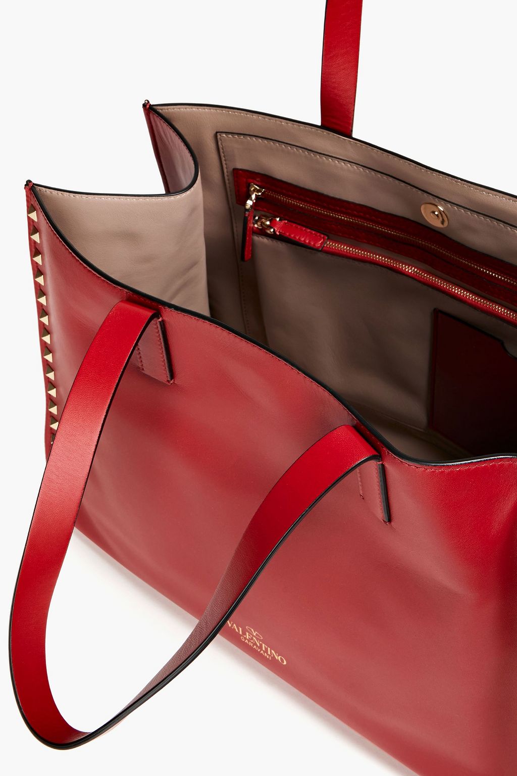 VALENTINO GARAVANI Rockstud Tote Bag aus Leder