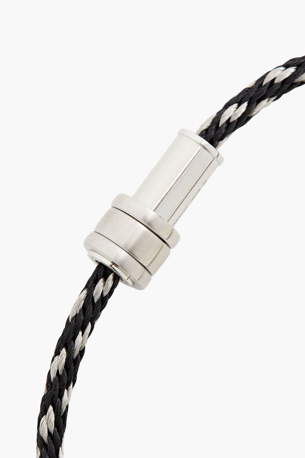 MONTBLANC Silver-tone cord bracelet