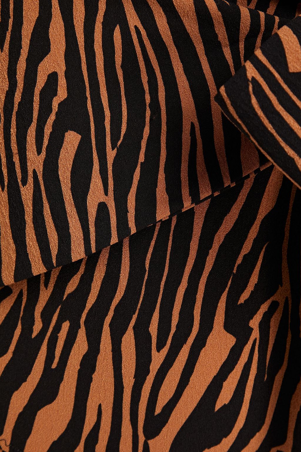 LISA MARIE FERNANDEZ Wrap-effect zebra-print stretch-crepe swimsuit