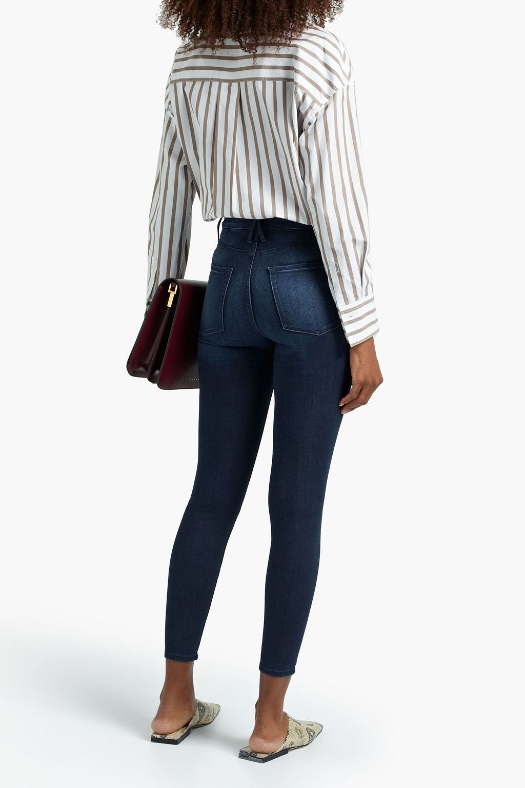 GOOD AMERICAN Good Legs hoch sitzende Skinny Jeans