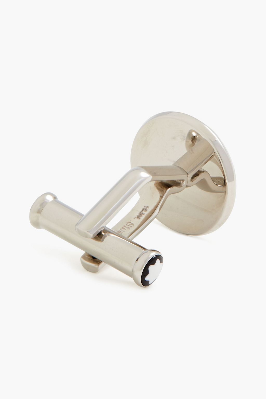 MONTBLANC Silver-tone Perspex cufflinks