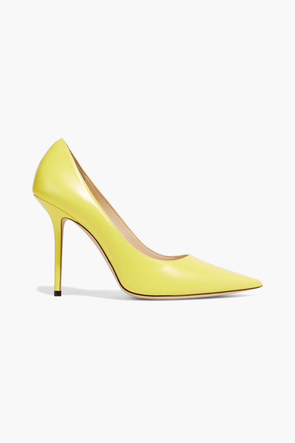 light yellow high heels