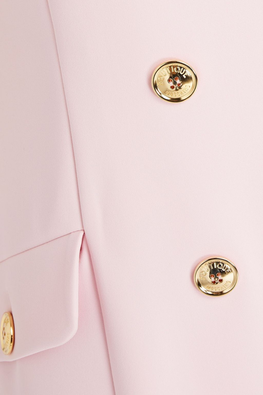 BOUTIQUE MOSCHINO Double-breasted crepe midi dress
