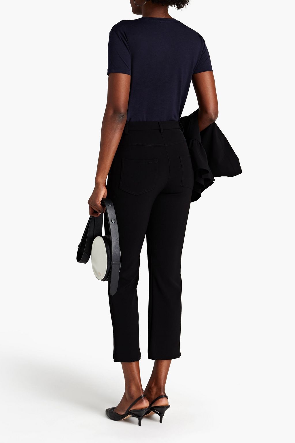 BOUTIQUE MOSCHINO Crepe kick-flare pants