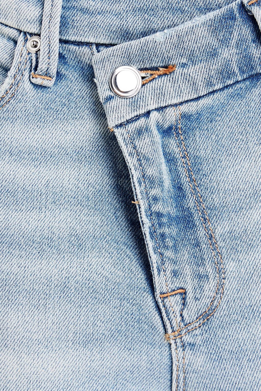 GOOD AMERICAN Good Curve faded high-rise skinny jeans