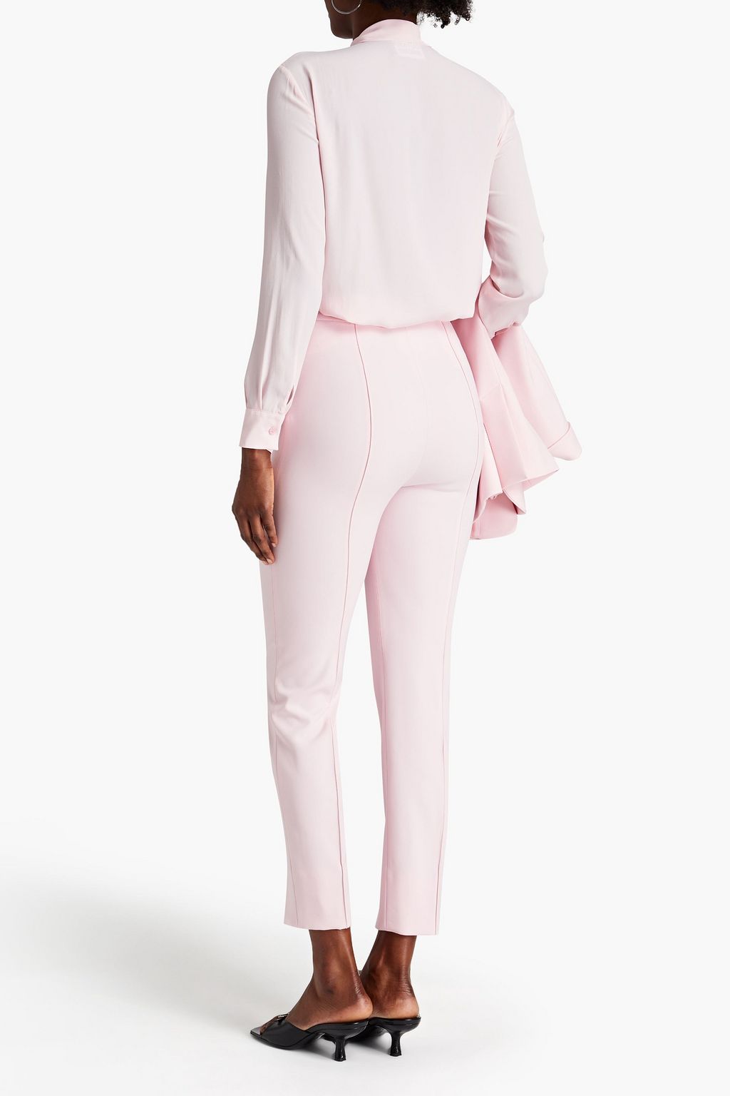 BOUTIQUE MOSCHINO Crepe slim-leg pants