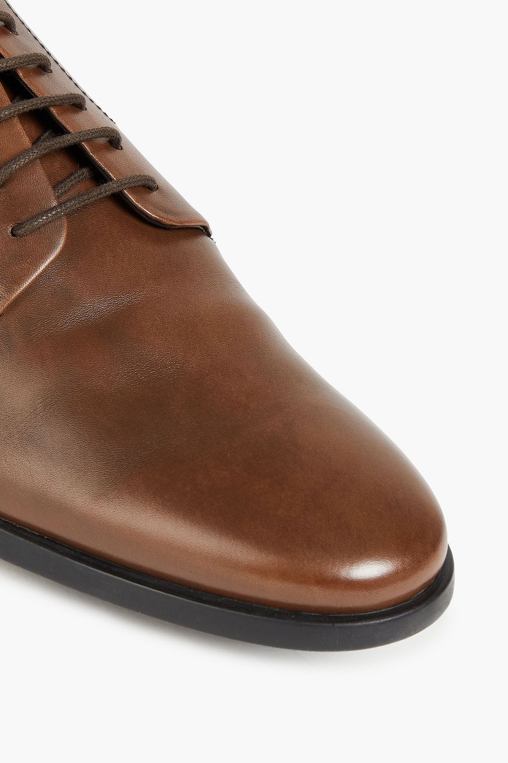 TOD'S Burnished-leather Oxford brogues