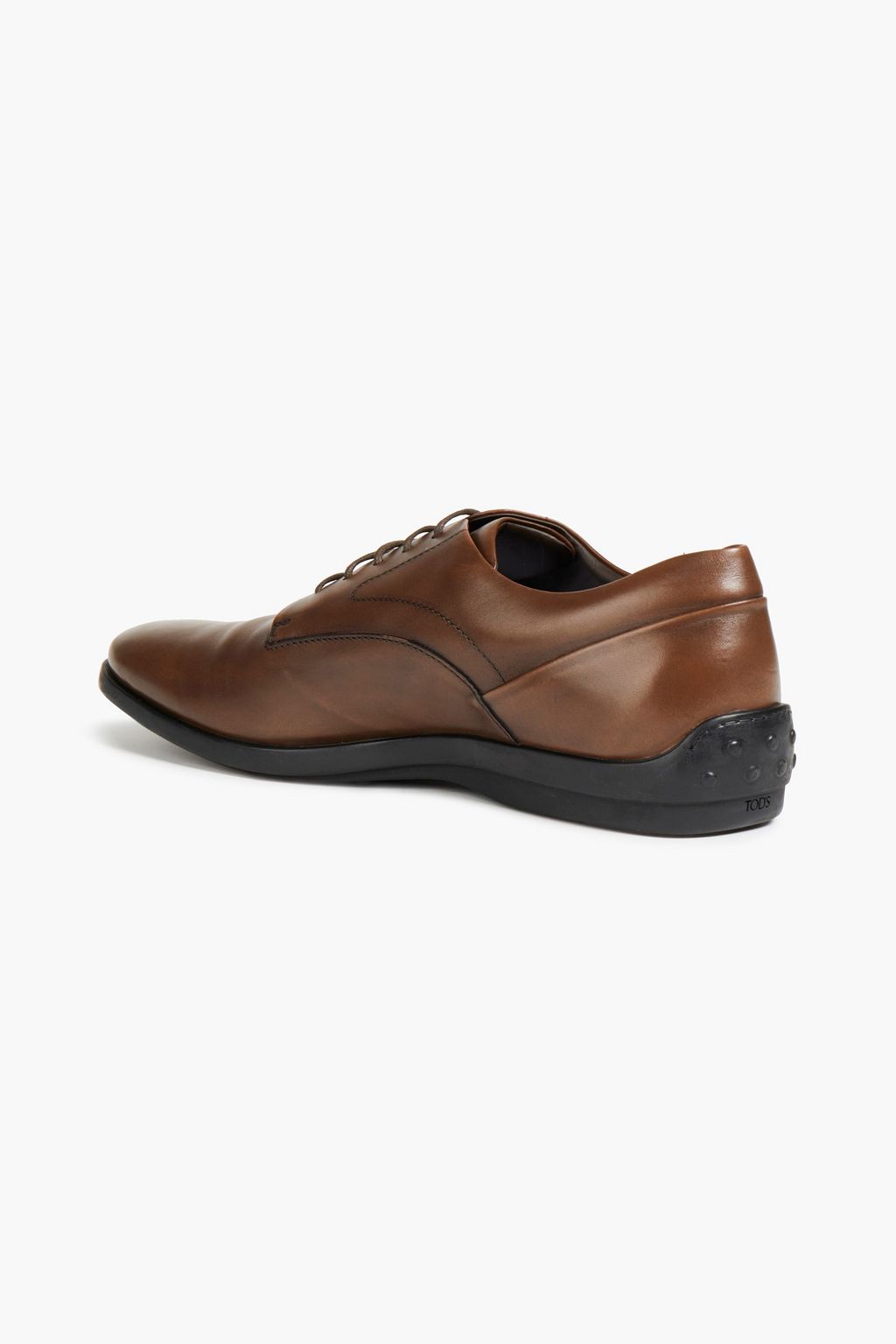 TOD'S Burnished-leather Oxford brogues