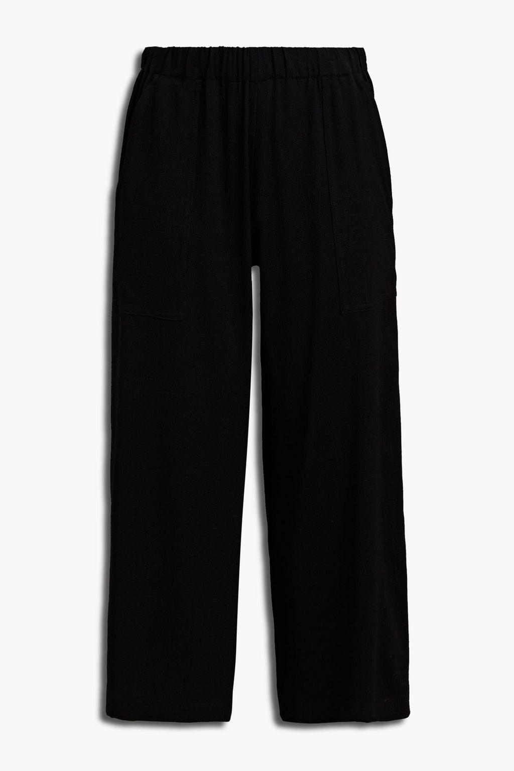 Black Cropped crepe wide-leg pants | Sale up to 70% off | THE OUTNET | VANESSA BRUNO | THE OUTNET