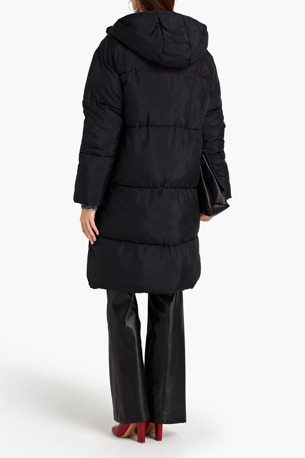 M MISSONI Quilted shell hooded coat
