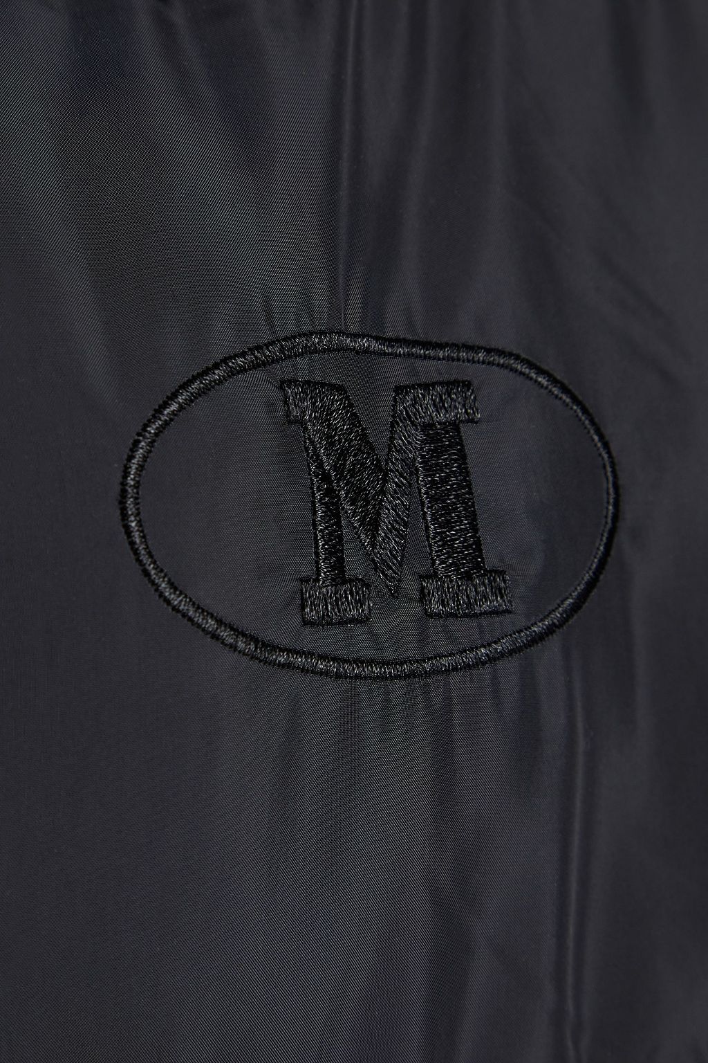 M MISSONI Oversized embroidered quilted shell hooded jacket