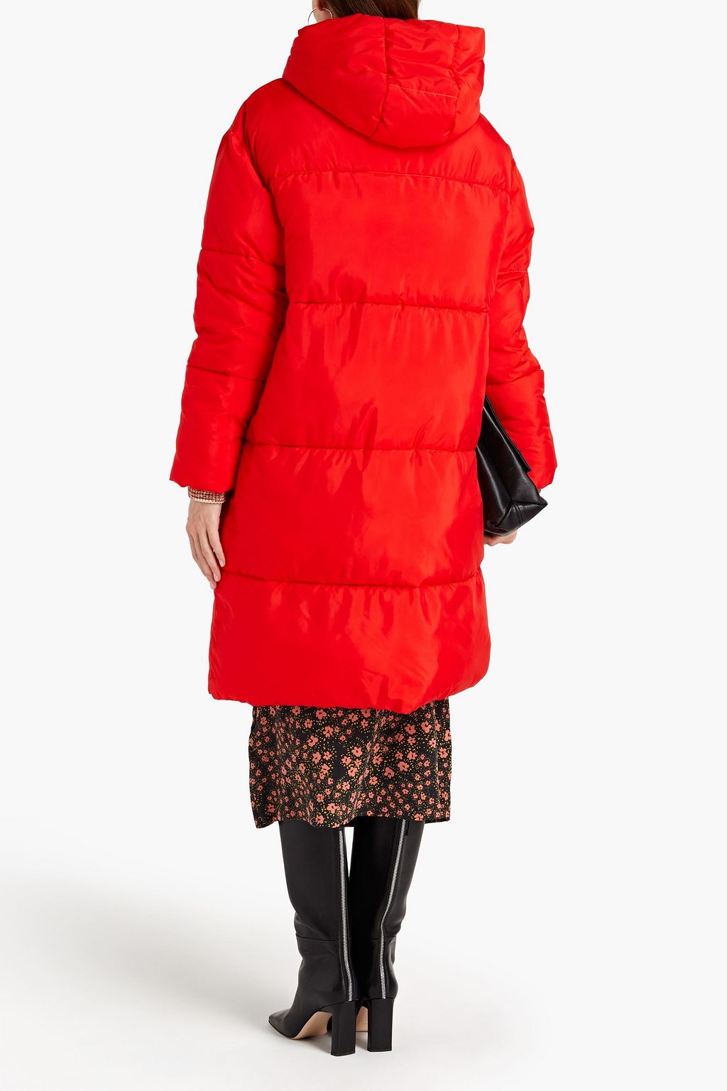 M MISSONI Quilted shell hooded coat