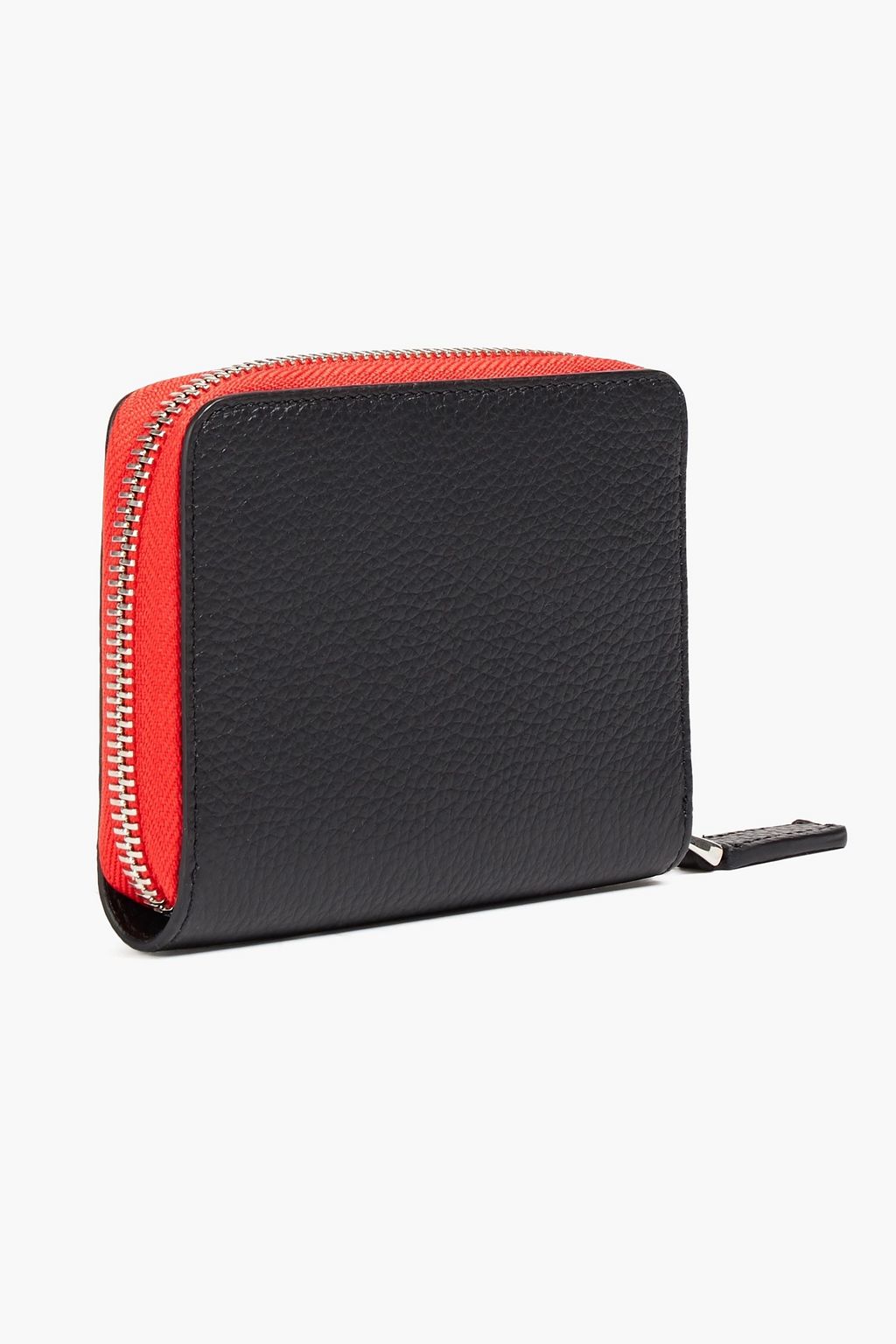 MONTBLANC Logo-appliquéd pebbled-leather wallet