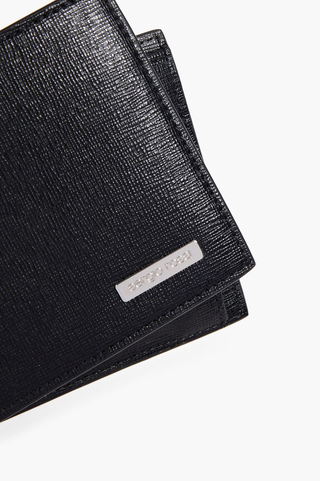 SERGIO ROSSI Textured-leather wallet
