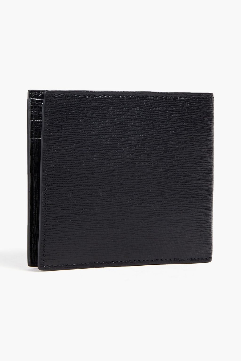 SERGIO ROSSI Textured-leather wallet