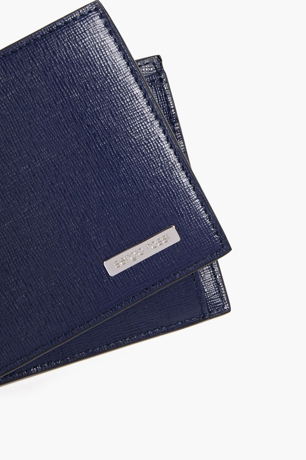 SERGIO ROSSI Textured-leather wallet