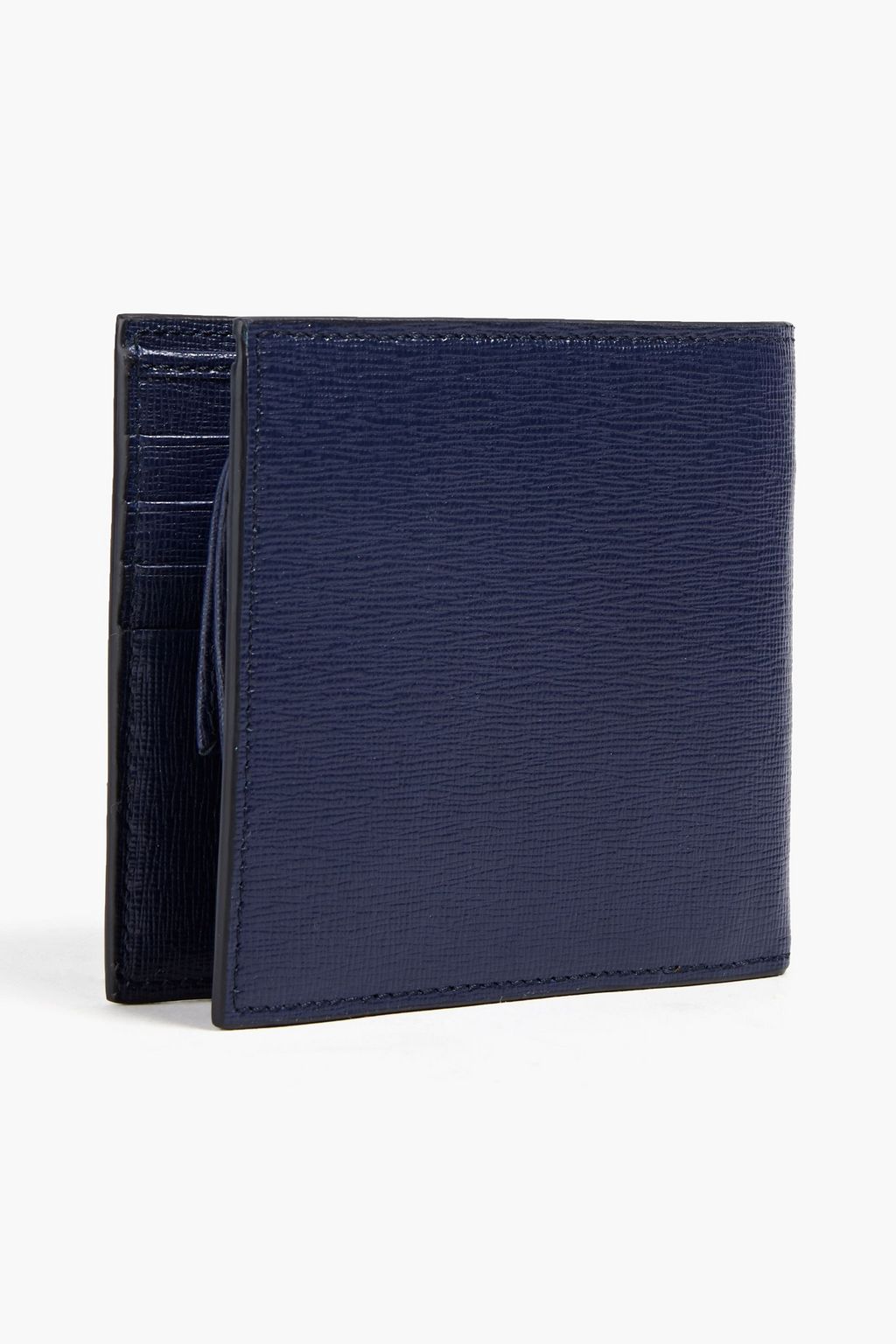 SERGIO ROSSI Textured-leather wallet