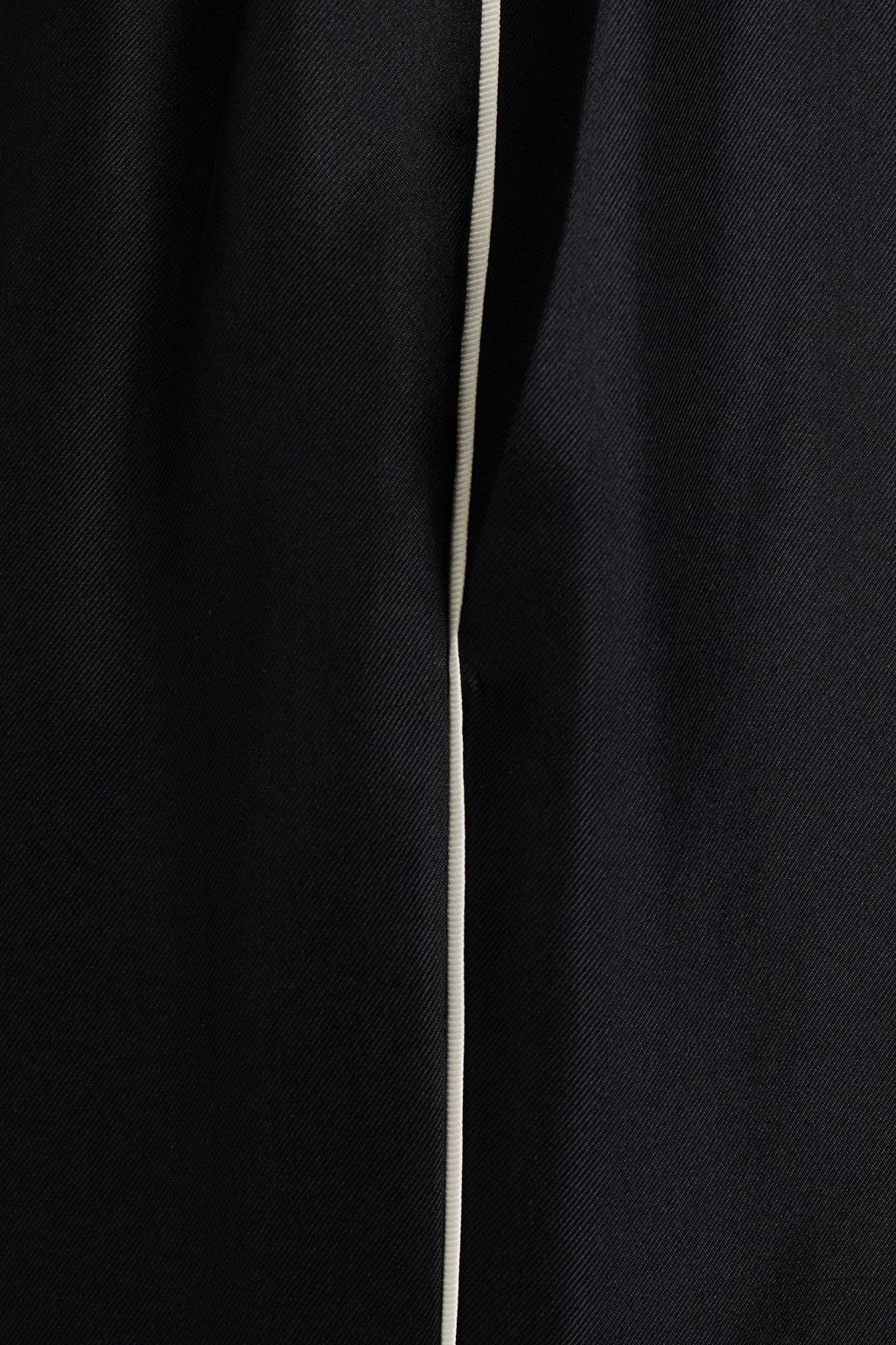 VALENTINO GARAVANI Cropped silk-satin twill straight-leg pants