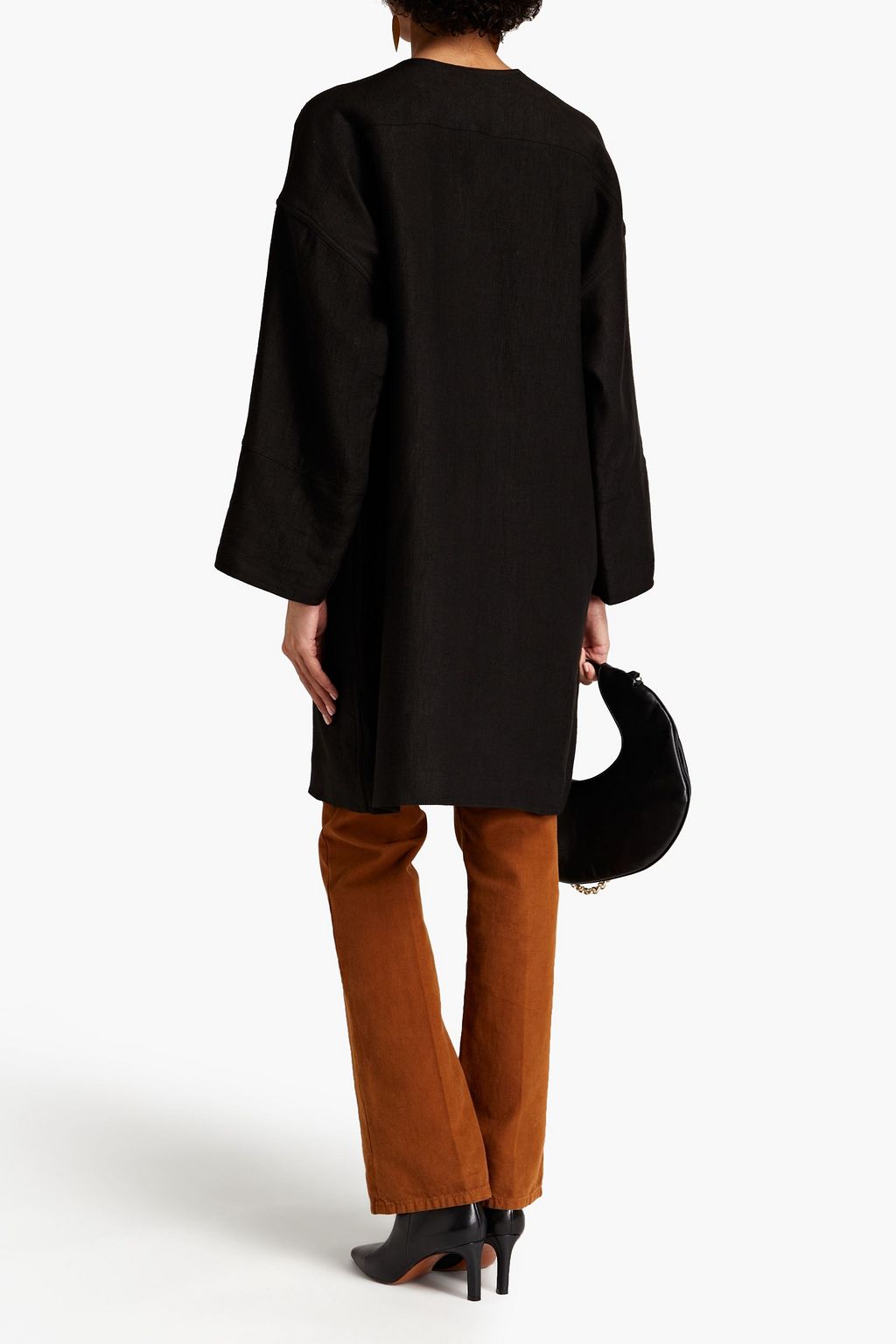 VANESSA BRUNO Linen and cottonblend twill coat Sale up to 70 off THE