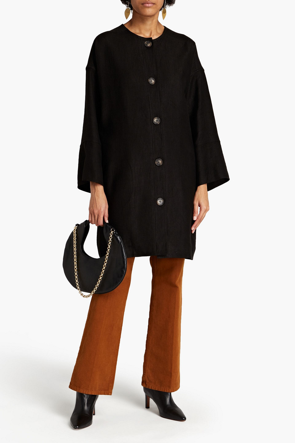 Vanessa Bruno Linen And Cotton-blend Twill Coat