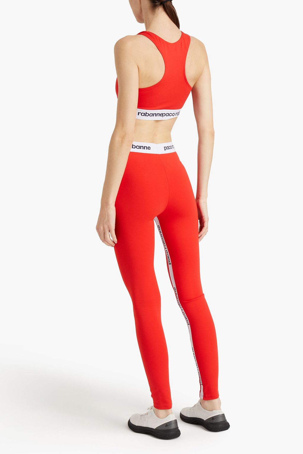 RABANNE Stretch-jersey sports bra