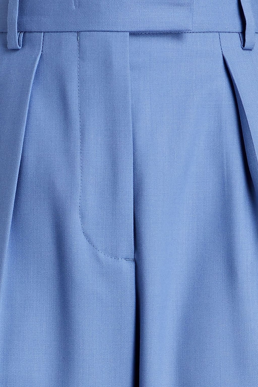 PAUL SMITH Pleated wool straight-leg pants