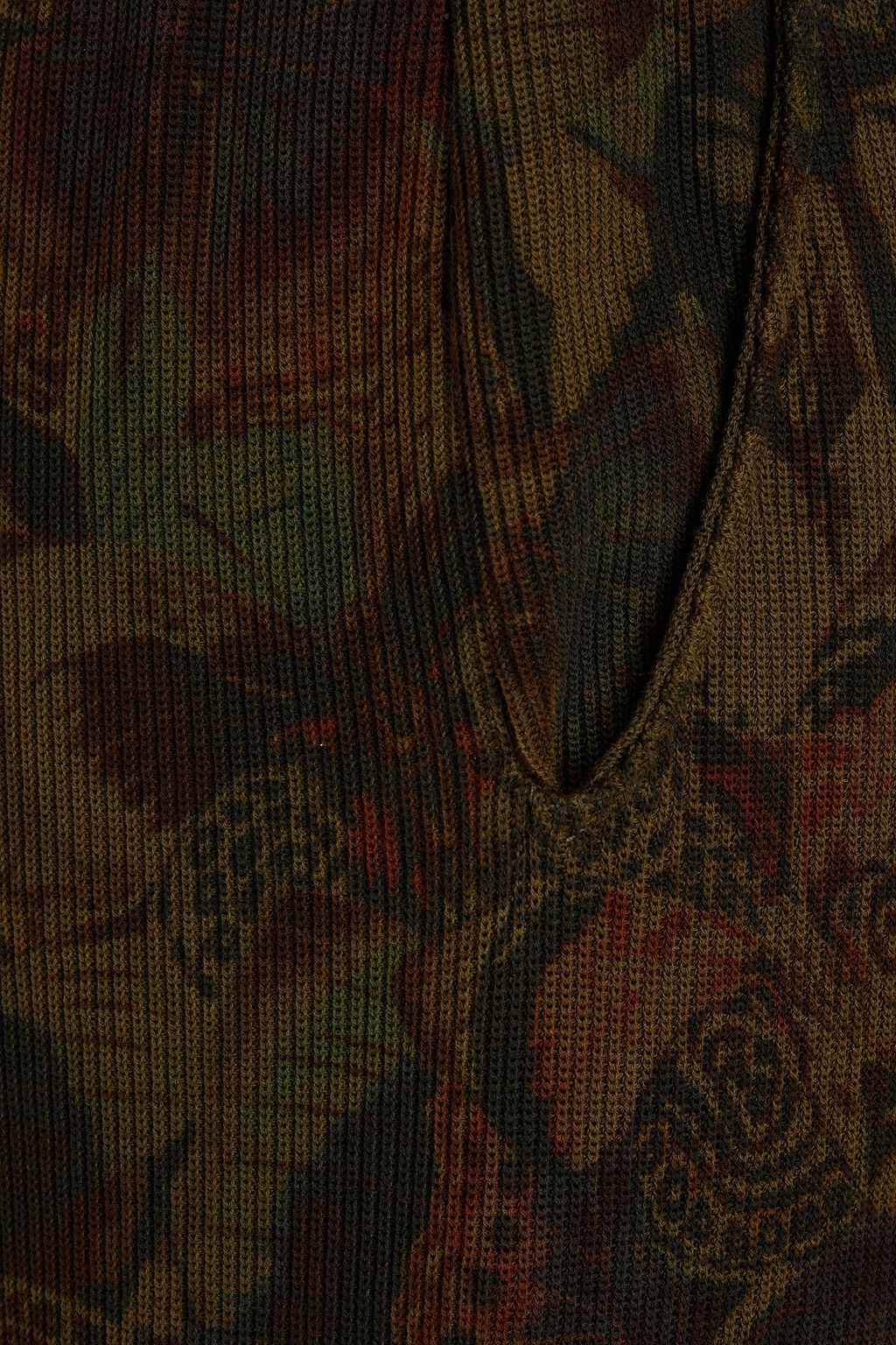 VALENTINO GARAVANI Floral-print ribbed cotton-jersey track pants