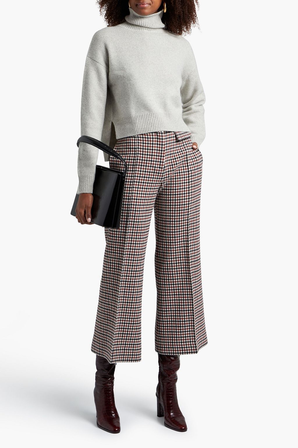 REJINA PYO Cashmere and wool-blend turtleneck sweater