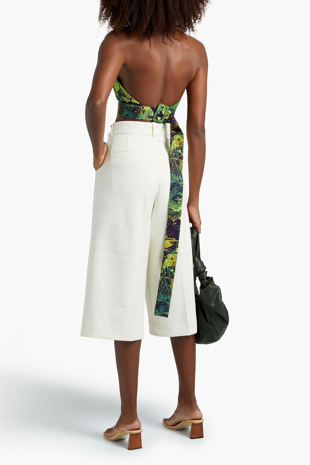 RODEBJER Stretch-gabardine culottes