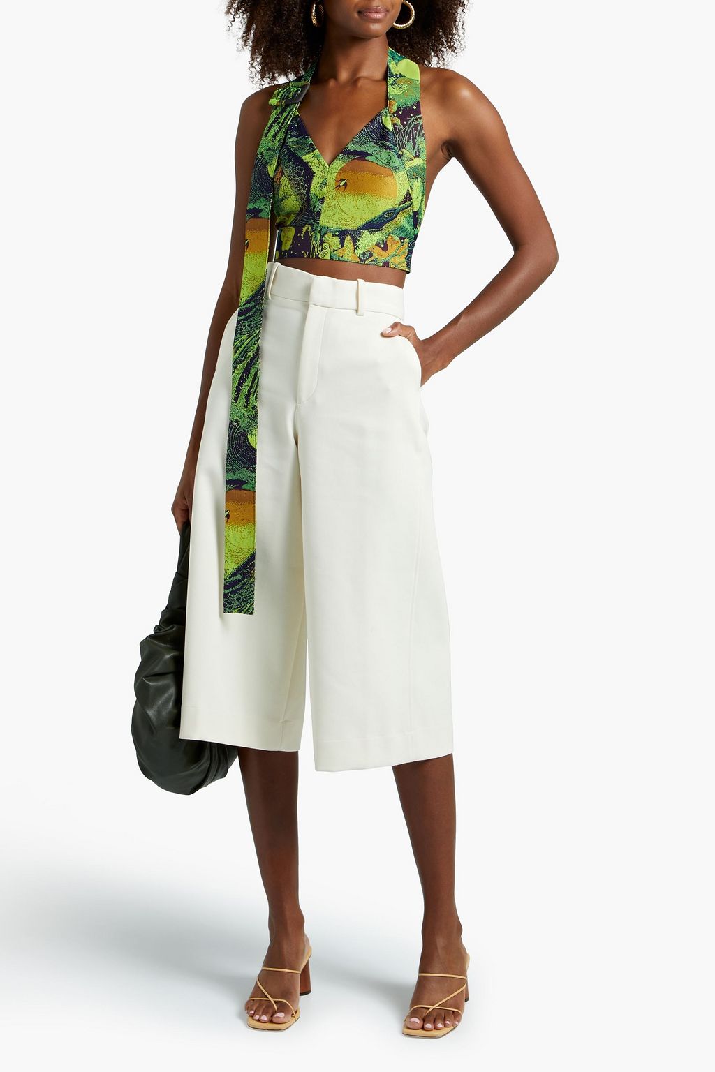 RODEBJER Stretch-gabardine culottes