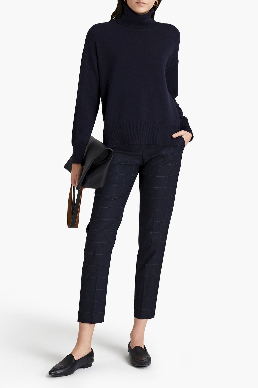 PS PAUL SMITH Cropped checked flannel tapered pants
