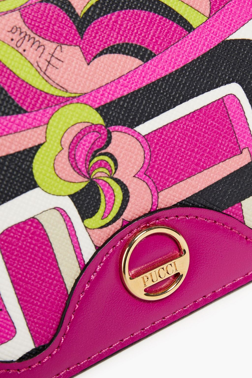 PUCCI Printed faux leather wallet