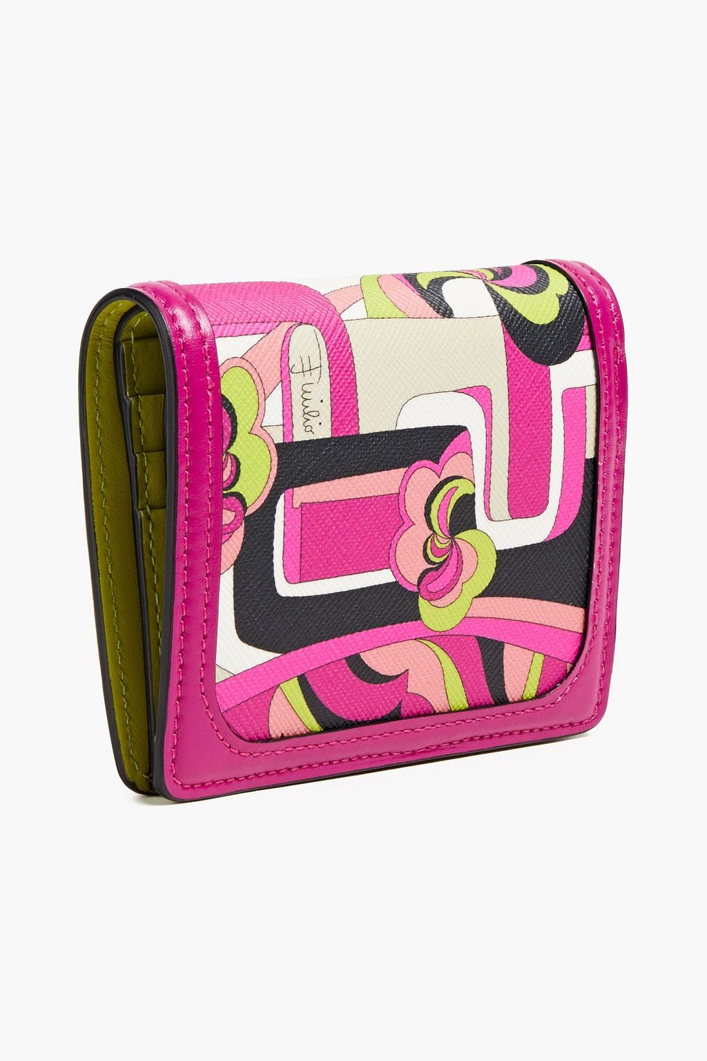 PUCCI Printed faux leather wallet