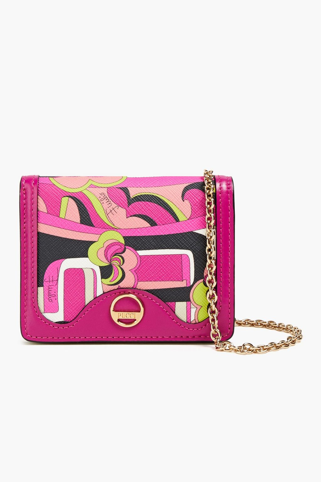 PUCCI Printed faux leather wallet