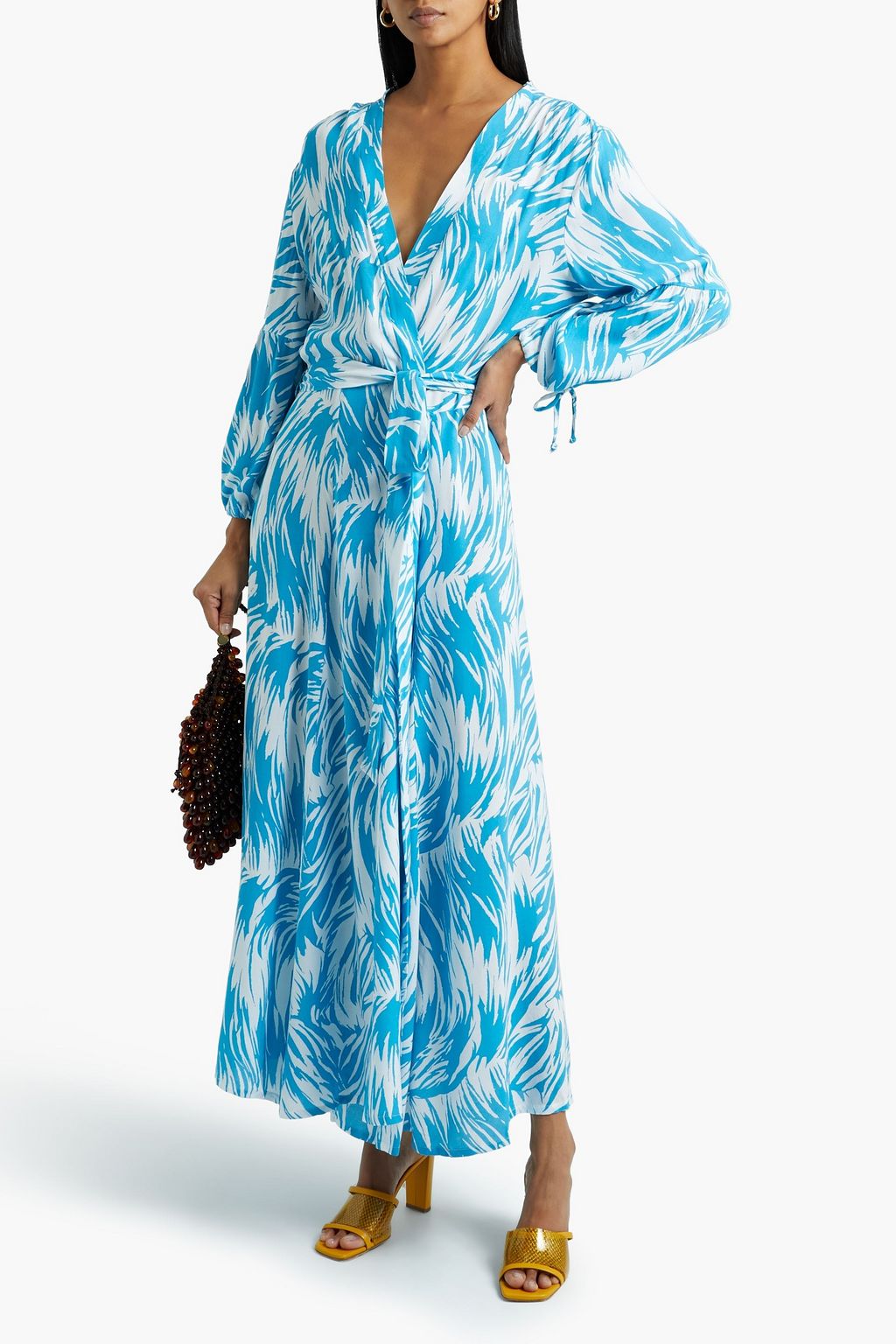 MELISSA ODABASH Gabby printed voile kaftan