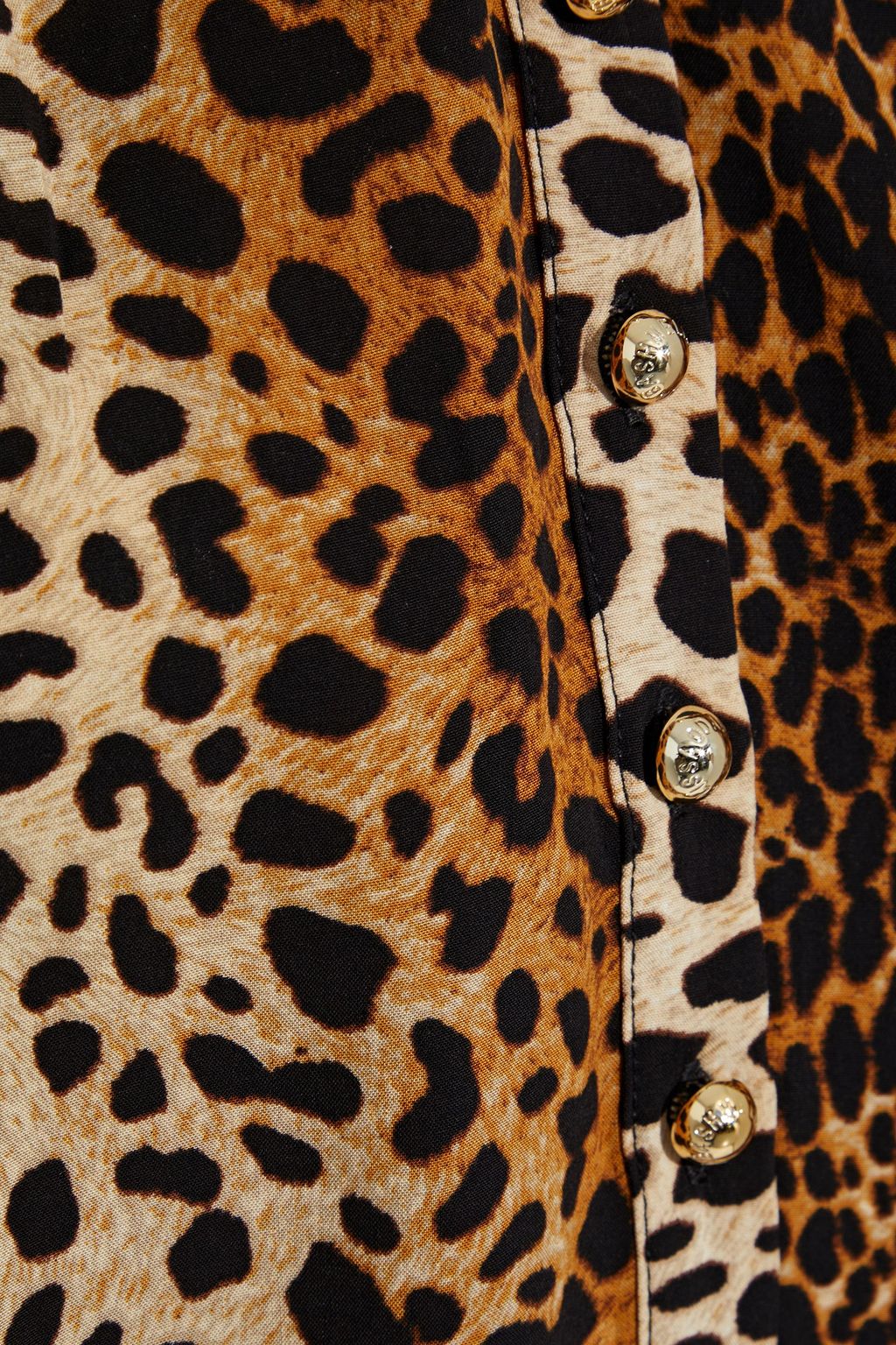 MELISSA ODABASH Lauri gathered leopard-print voile blouse