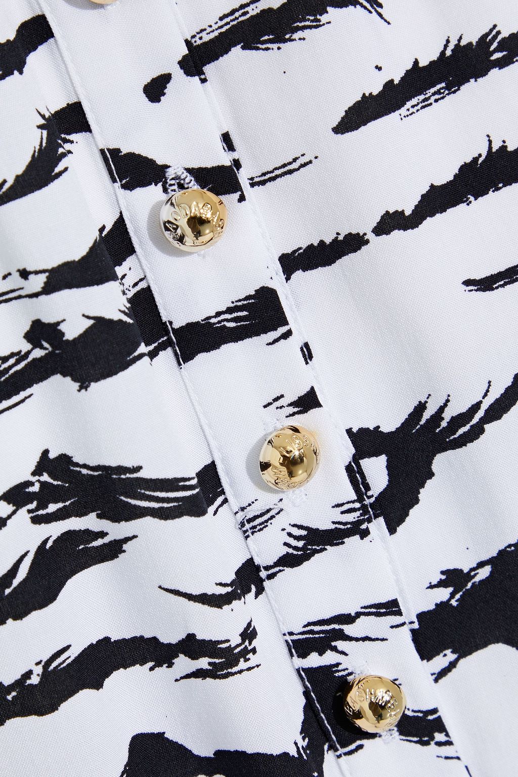 MELISSA ODABASH Amy tiger-print voile mini dress