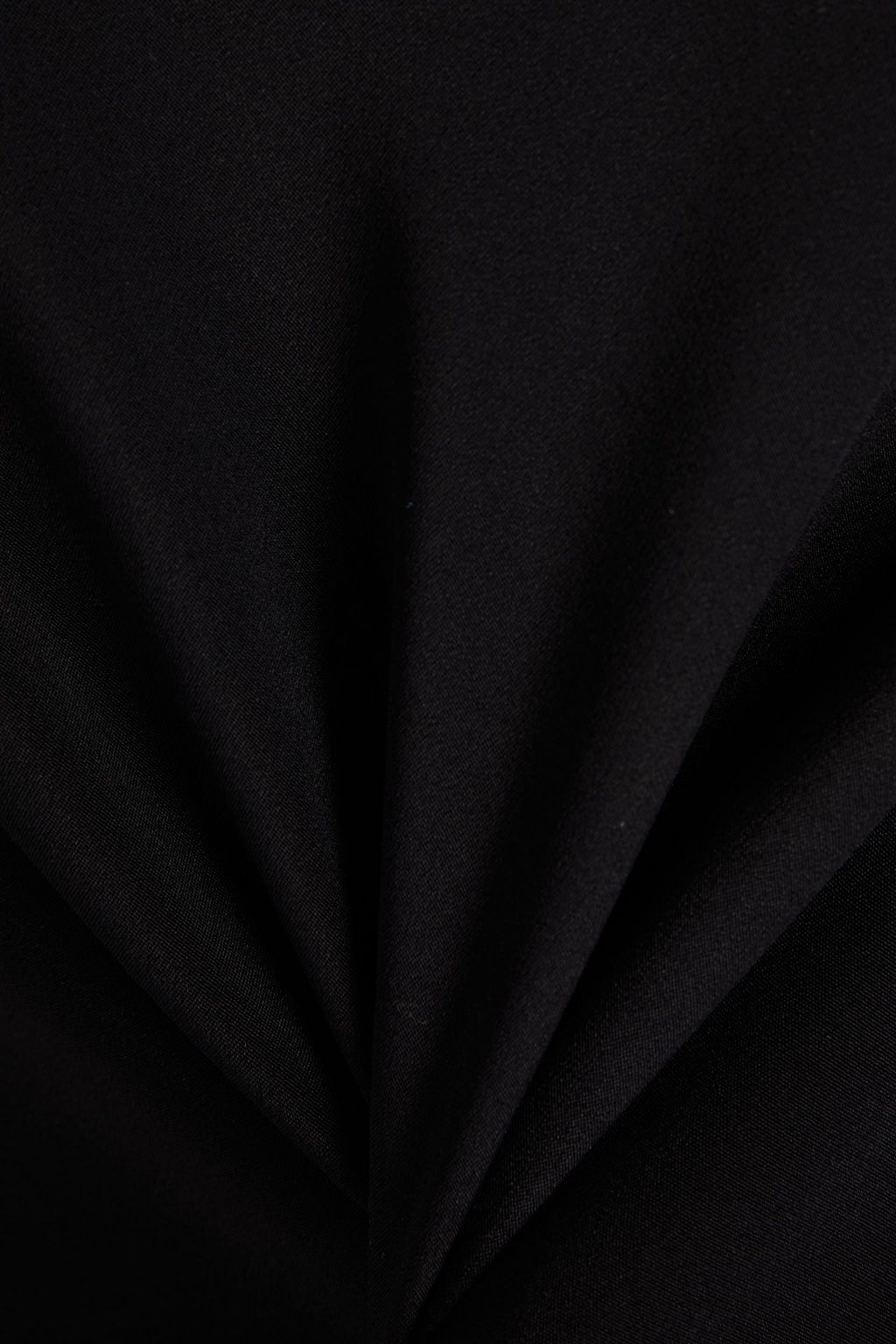GOAT Lotus draped silk crepe de chine top