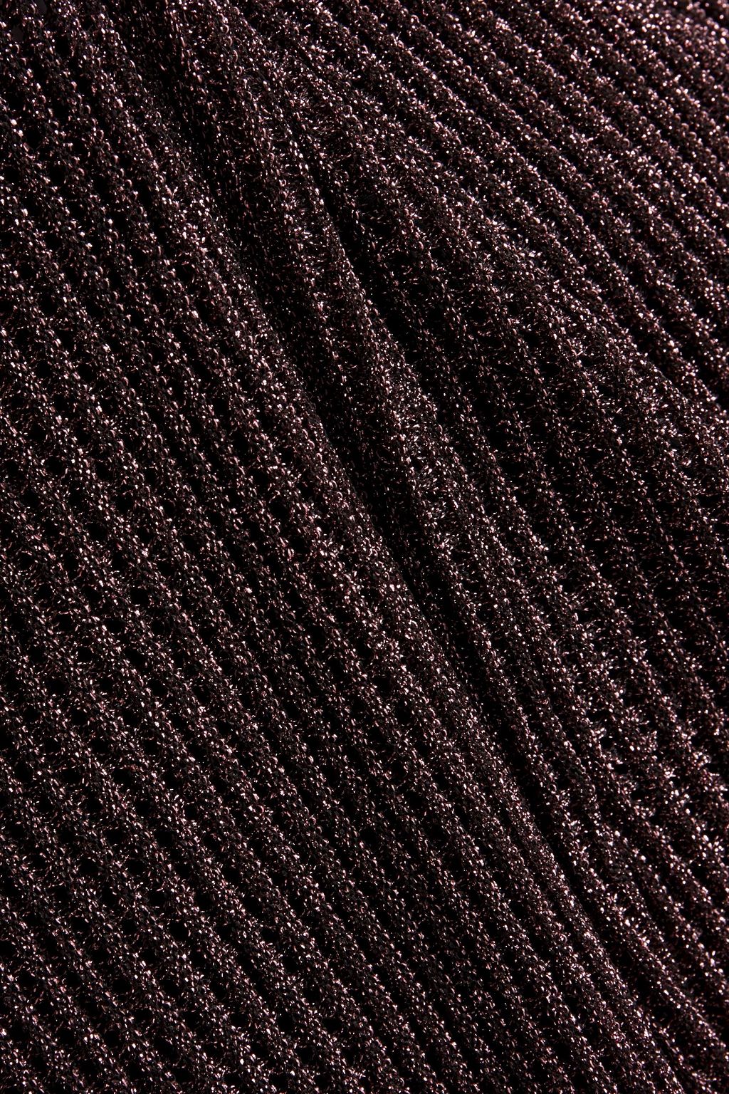 M MISSONI Metallic crochet-knit flared pants