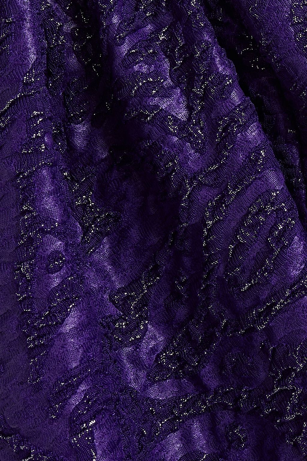 ROTATE BIRGER CHRISTENSEN Stevie metallic cloqué top