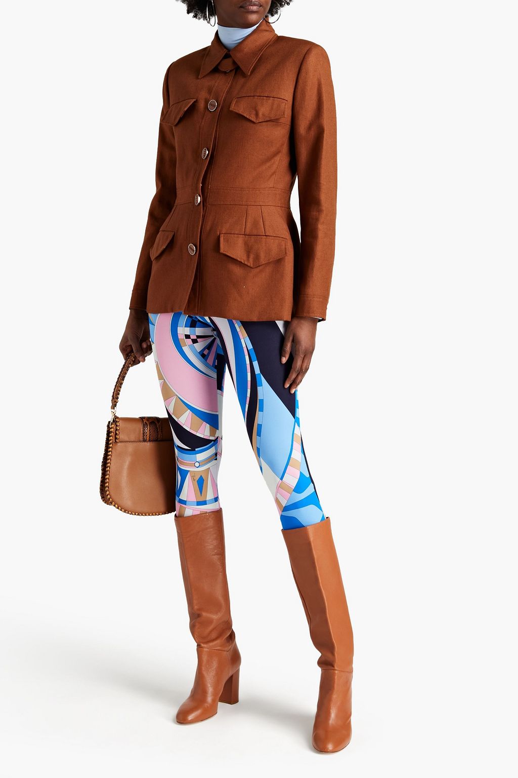 PUCCI Silk-twill jacket