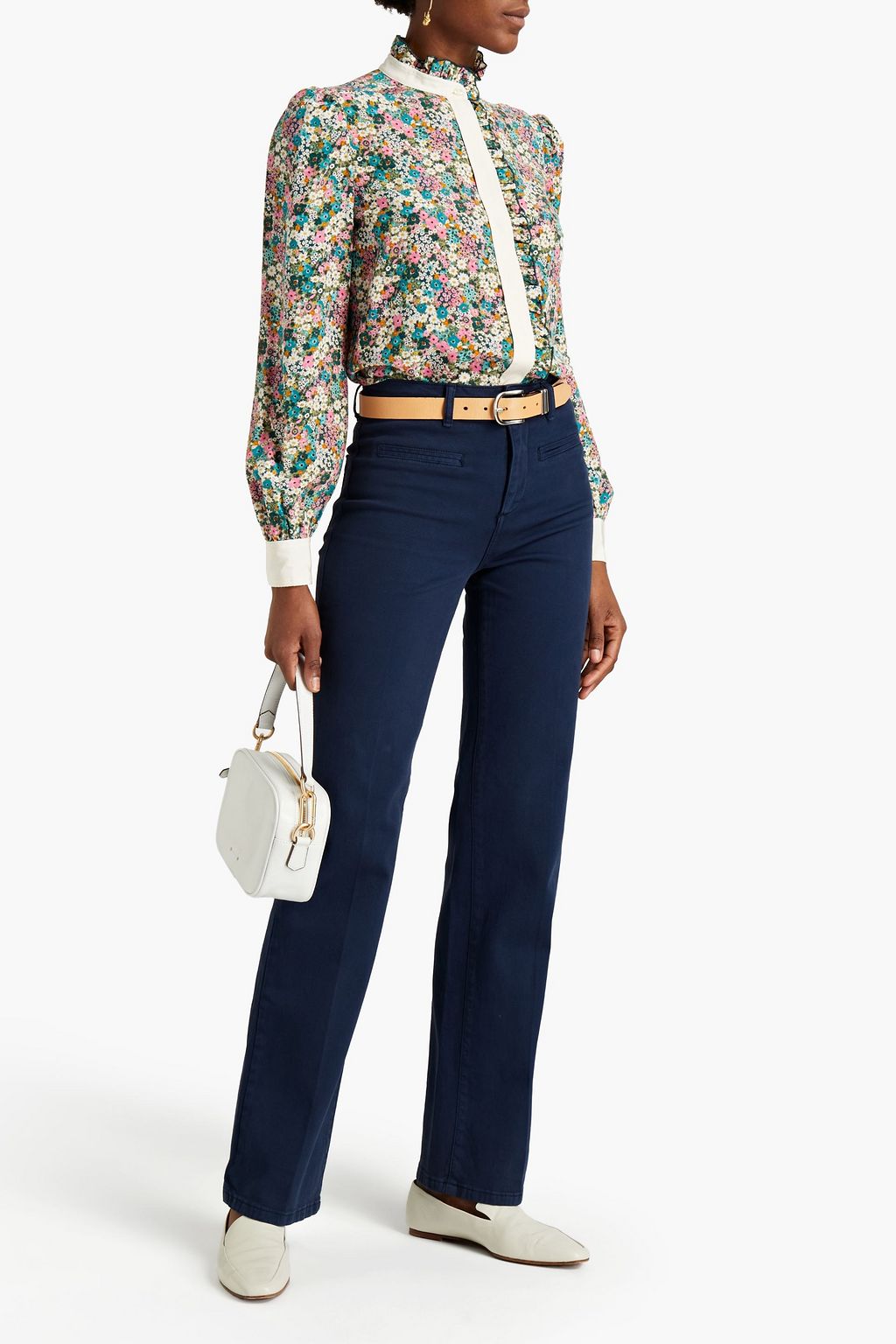 VANESSA BRUNO High-rise flared jeans