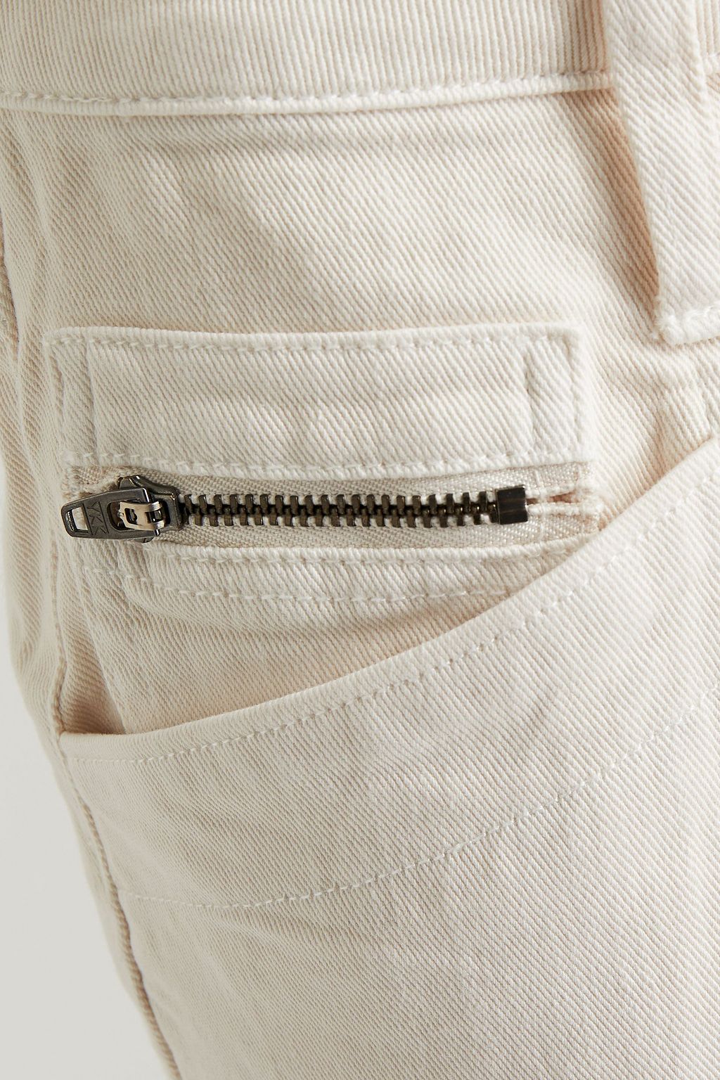 JOIE Cropped cotton-blend gabardine slim-leg pants