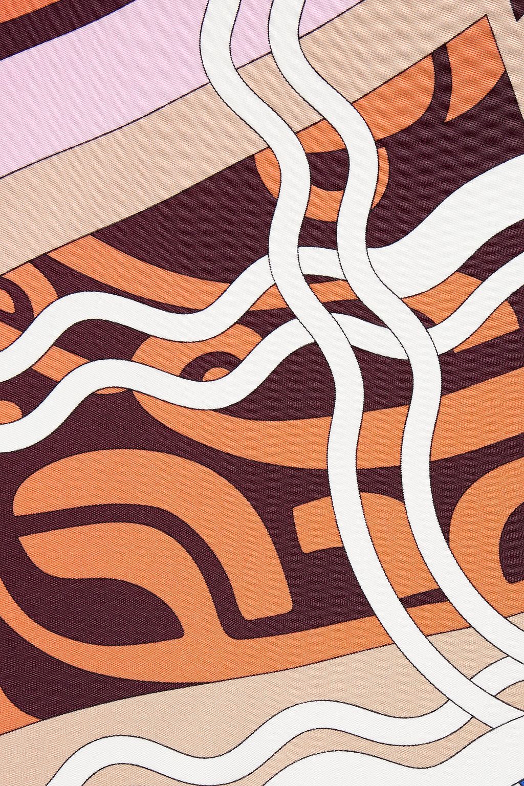 PUCCI Printed silk-twill scarf