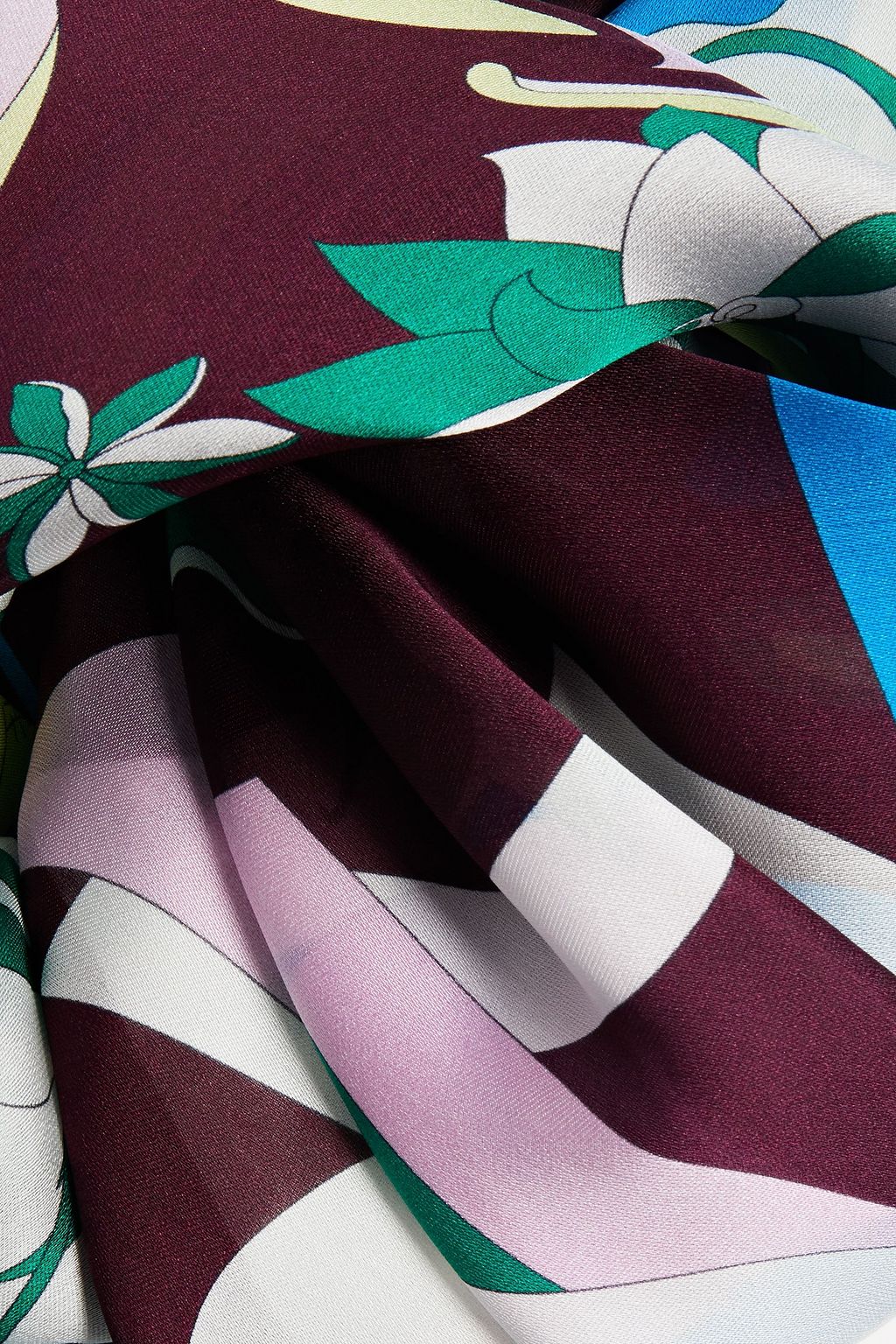 PUCCI Floral-print silk-voile stole