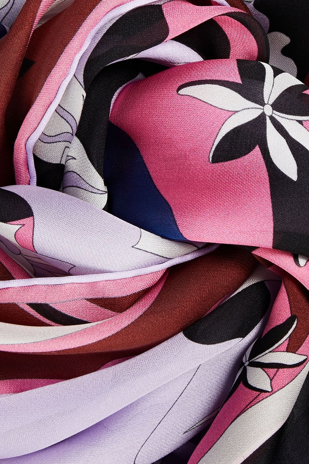 PUCCI Floral-print silk-voile scarf